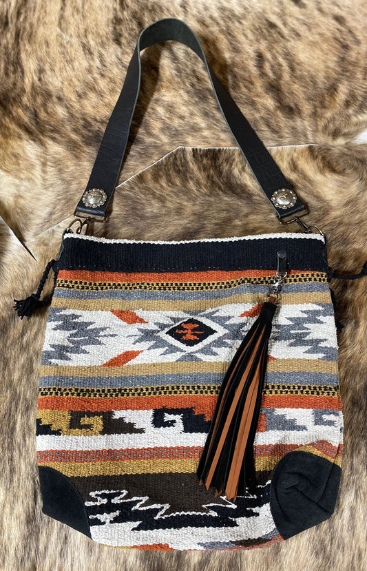Aztec Wool Tote (imported)