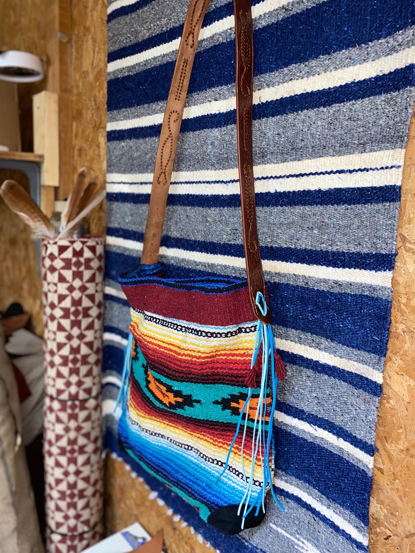 Aztec Wool Tote( imported)