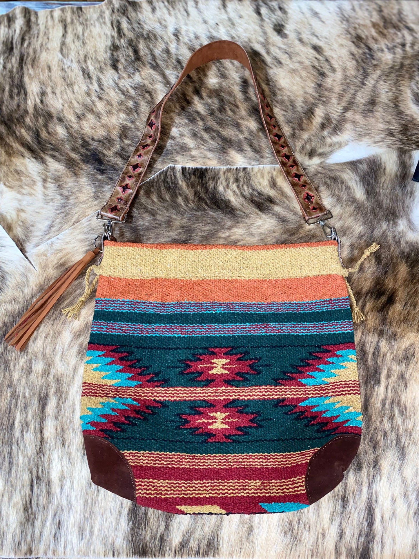 Southwestern Wool Tote ( imported)